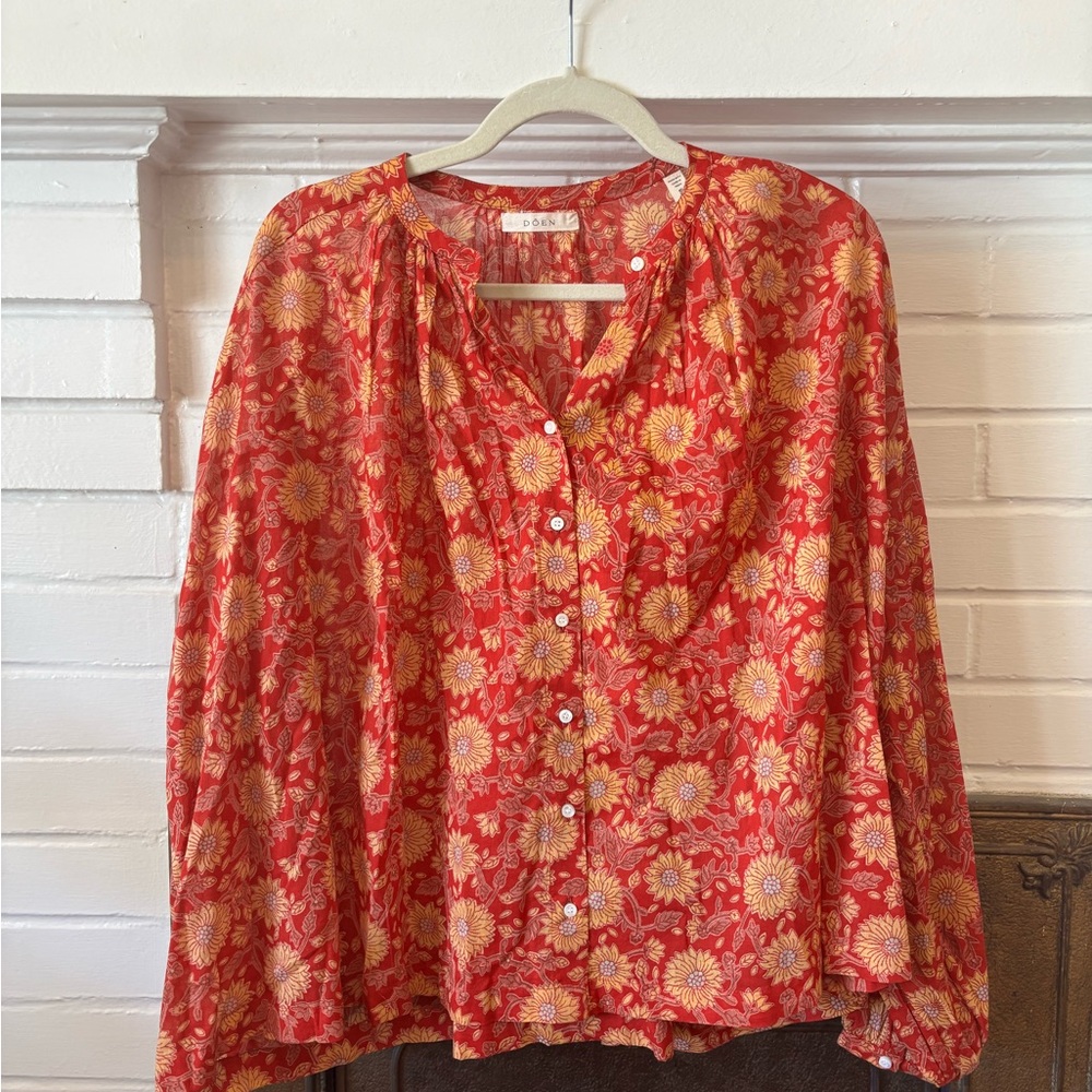 Dôen Jane desert bloom blouse